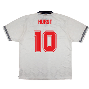 England 1990-92 Home Shirt (S) (Good) (Hurst 10)_1