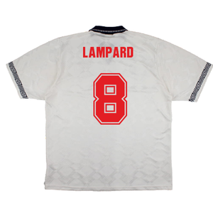 England 1990-92 Home Shirt (L) (Very Good) (Lampard 8)_1