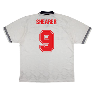 England 1990-92 Home Shirt (XL) (Good) (Shearer 9)_1