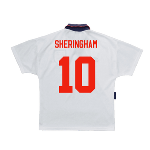 England 1993-1995 Home Shirt (XL) (Very Good) (Sheringham 10)_1