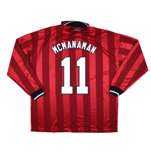 England 1997-1998 Away Long Sleeve Shirt (XL) (MCMANAMAN 11) (Very Good)_1