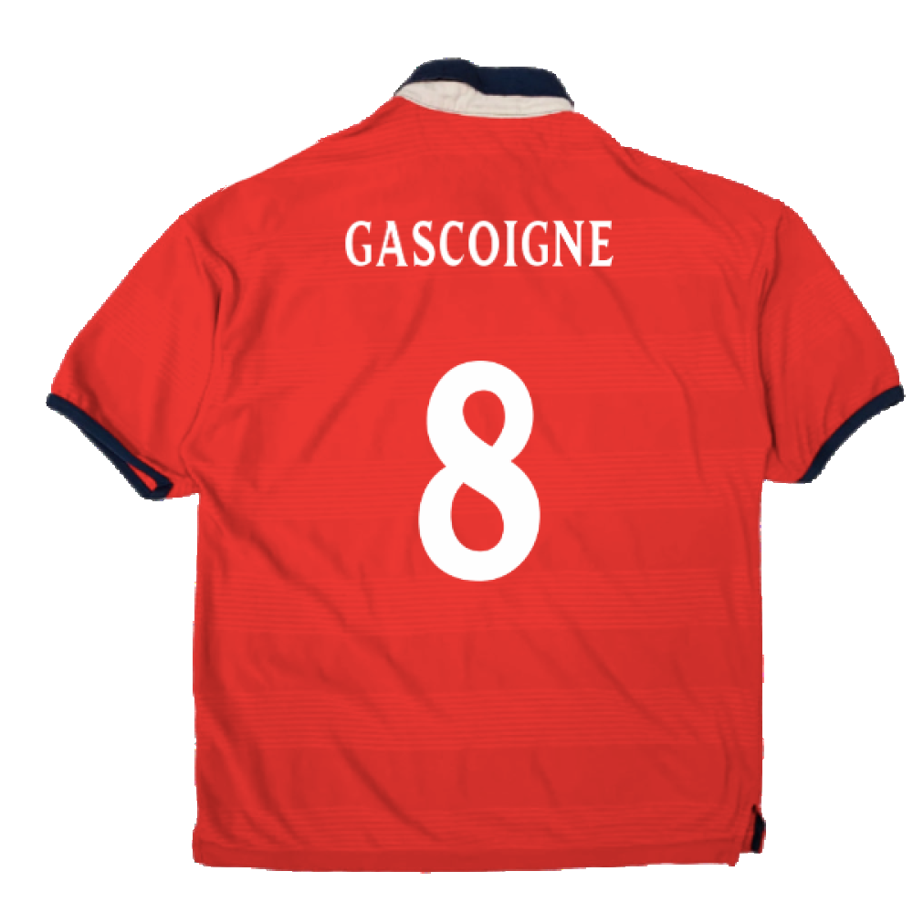 England 1999-01 Away Shirt (Very Good) (Gascoigne 8)_2