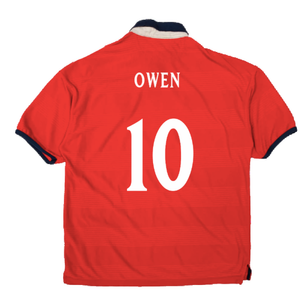 England 1999-01 Away Shirt (Very Good) (Owen 10)_2