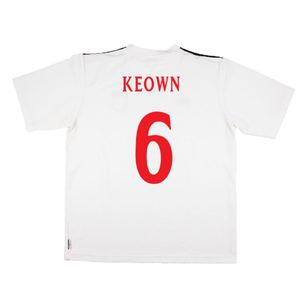 England 1999-2001 Umbro Training Shirt (L) (Keown 6) (Excellent)_1