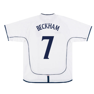 England 2001-03 Home Shirt (XXL) (Excellent) (Beckham 7)_1