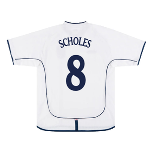 England 2001-03 Home Shirt (XL) (Fair) (Scholes 8)_1