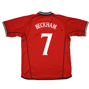 England 2002-04 Away Shirt (M) (Excellent) (Beckham 7)_1