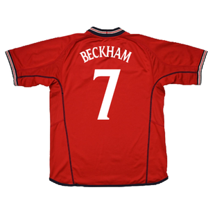 England 2002-04 Away Shirt (S) (Excellent) (Beckham 7)_1