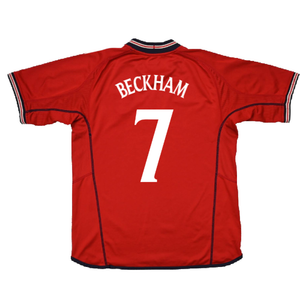 England 2002-04 Away Shirt (Very Good) (Beckham 7)_1