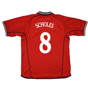 England 2002-04 Away Shirt (S) (Very Good) (Scholes 8)_1