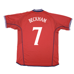 England 2002-04 Away Shirt (XL) (Very Good) (Beckham 7)_2