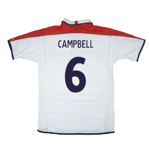 England 2003-05 Home Shirt (XL) (Fair) (Campbell 6)_1