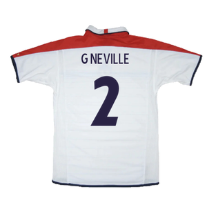 England 2003-05 Home Shirt (XL) (Very Good) (G Neville 2)_1