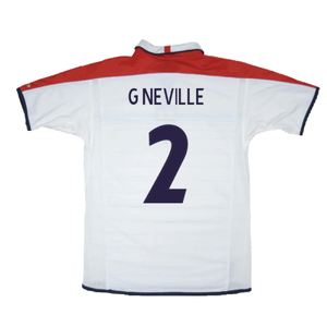 England 2003-05 Home Shirt (S) (Very Good) (G Neville 2)_1