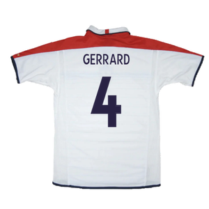 England 2003-05 Home Shirt (XL) (Very Good) (Gerrard 4)_1