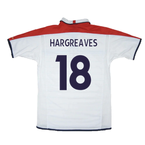 England 2003-05 Home Shirt (XXL) (Very Good) (Hargreaves 18)_1