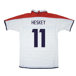 England 2003-05 Home Shirt (XL) (Very Good) (Heskey 11)_1