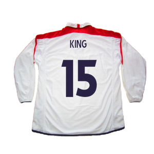 England 2003-05 Home L/S Shirt (M) (Excellent) (King 15)_1