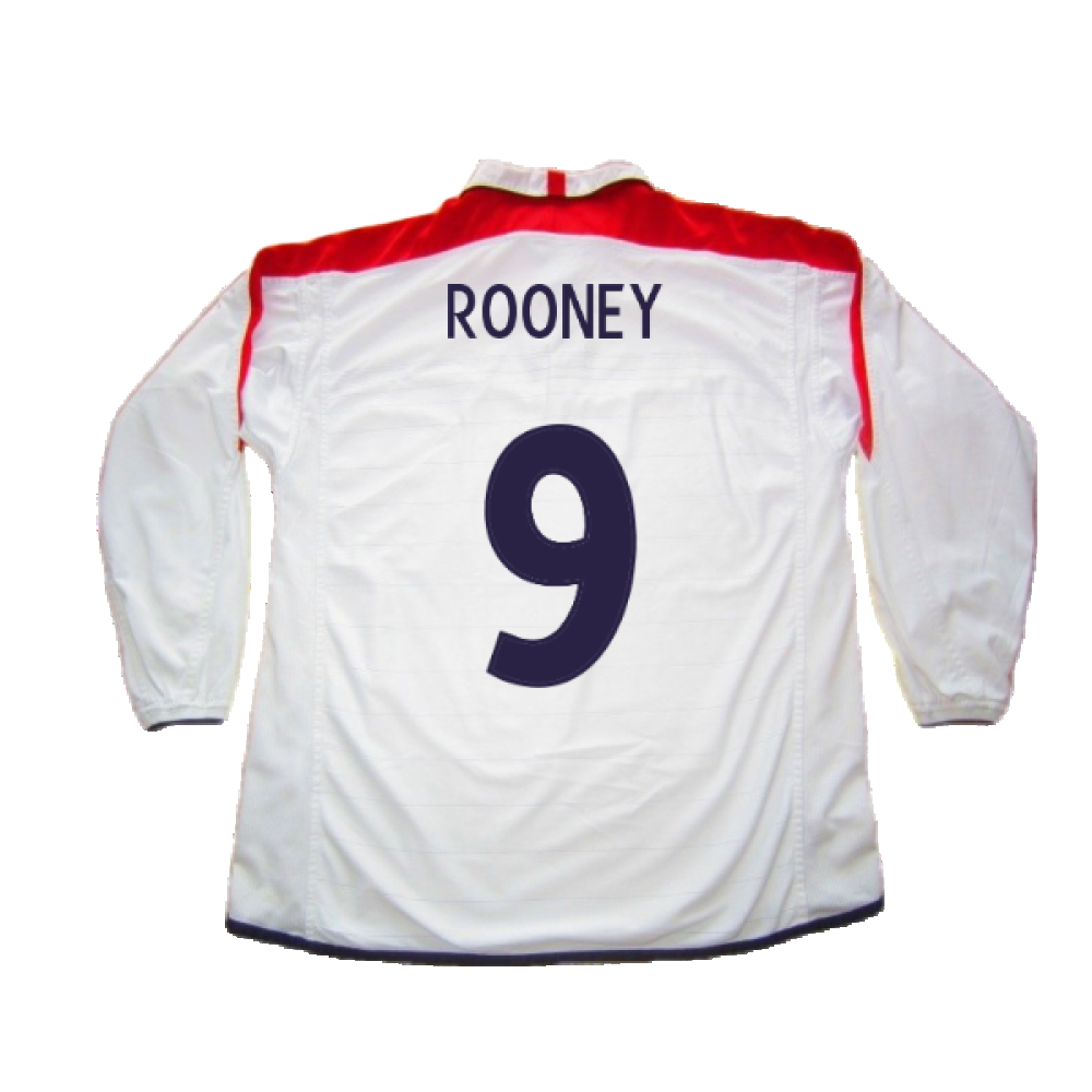 England 2003-05 Home L/S (M) (Excellent) (Rooney 9)_1