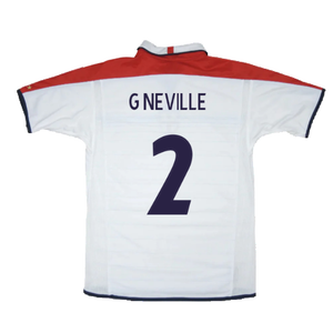 England 2003-05 Home Shirt (Good) (G Neville 2)_1