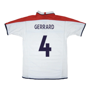 England 2003-05 Home Shirt (M) (Very Good) (Gerrard 4)_1