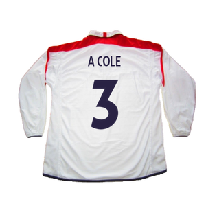 England 2003-05 Long Sleeved Home Shirt (L) (Excellent) (A Cole 3)_1