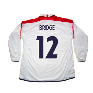 England 2003-05 Long Sleeved Home Shirt (L) (Excellent) (Bridge 12)_1