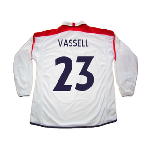 England 2003-05 Long Sleeved Home Shirt (L) (Excellent) (Vassell 23)_1