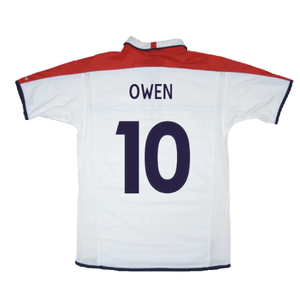 England 2003-05 Home Shirt (XL) (Very Good) (Owen 10)_1