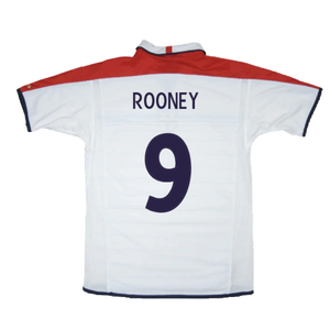 England 2003-05 Home Shirt (M) (Excellent) (Rooney 9)_1