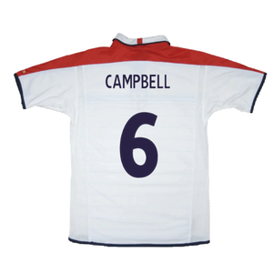 England 2003-05 Home Shirt (Women\\\'s 16) (Excellent) (Campbell 6)_1