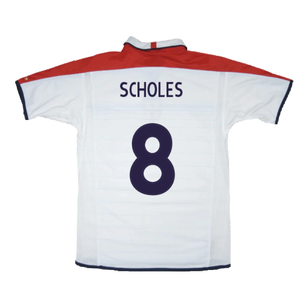 England 2003-05 Home Shirt (Womens) (10) (Excellent) (Scholes 8)_1