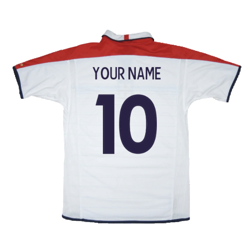 England 2003-05 Home Shirt (XL) (Excellent) (Your Name)_2