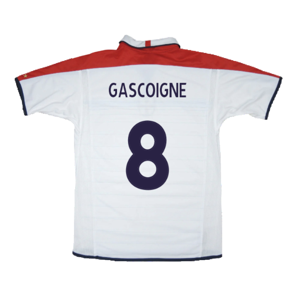 England 2003-05 Home Shirt (XL) (Very Good) (GASCOIGNE 8)_2