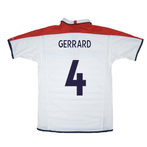 England 2003-05 Home Shirt (XXL) (Excellent) (GERRARD 4)_2