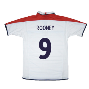 England 2004-05 Home Shirt (XL) (Very Good) (ROONEY 9)_2