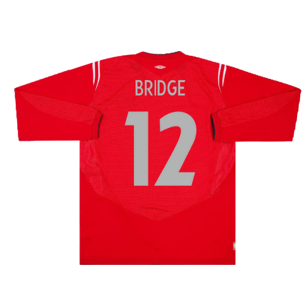 England 2004-06 Long Sleeve Away Shirt (L) (Excellent) (Bridge 12)_1