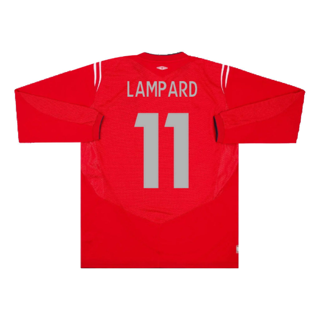 England 2004-06 Long Sleeve Away Shirt (L) (Excellent) (Lampard 11)_1