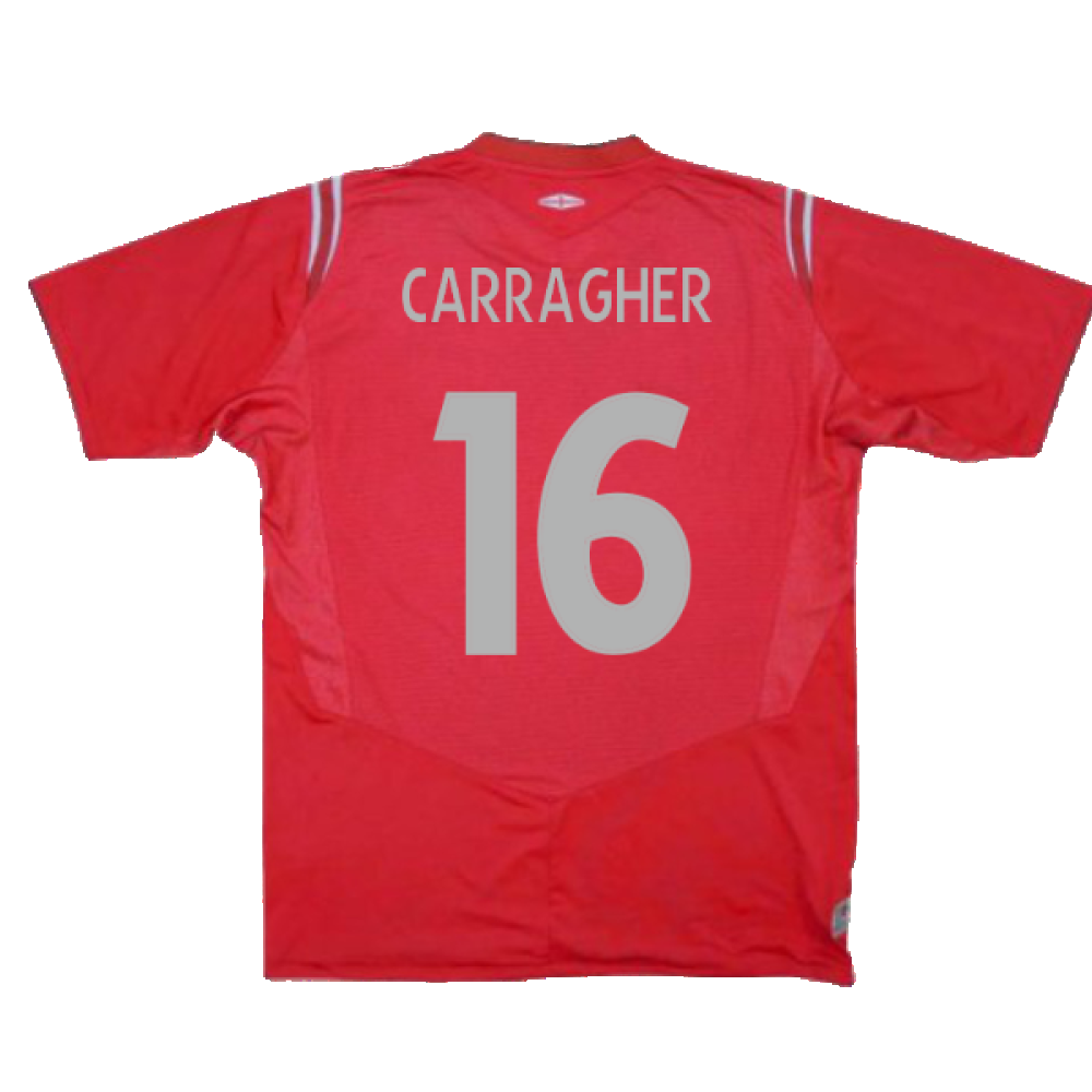 England 2004-06 Away Shirt (XL Boys) (Very Good) (Carragher 16)_1