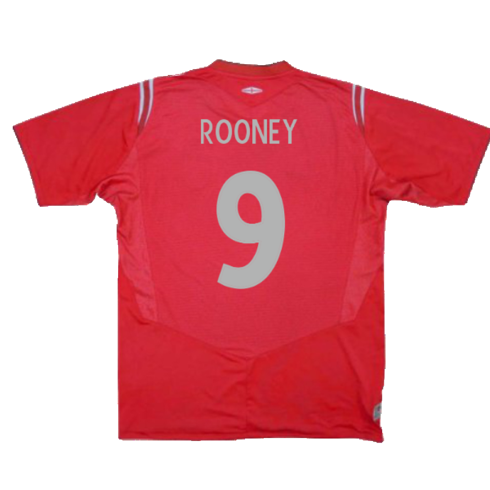 England 2004-06 Away Umbro Shirt (M) (Excellent) (Rooney 9)_1