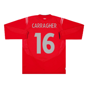 England 2004-2006 Long Sleeve Away Shirt (L) (Excellent) (Carragher 16)_1