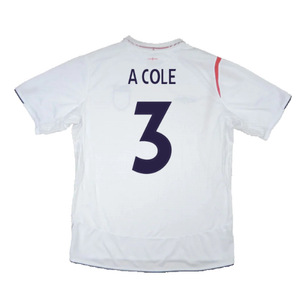 England 2005-07 Home Shirt (XXL) (Excellent) (A COLE 3)_1