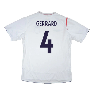 England 2005-07 Home Shirt (L) (Fair) (GERRARD 4)_1