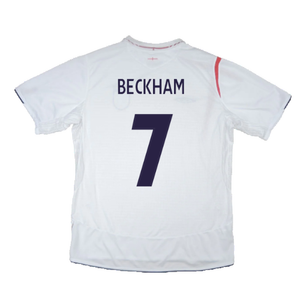 England 2005-07 Home Shirt (2XL) (Fair) (BECKHAM 7)_2