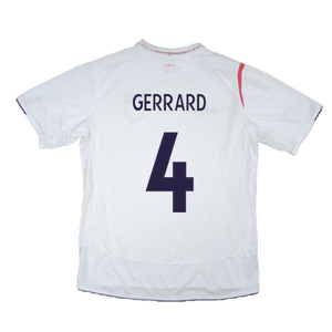 England 2005-07 Home Shirt (M) (Excellent) (GERRARD 4)_2