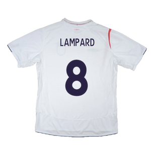 England 2005-07 Home Shirt (M) (Excellent) (LAMPARD 8)_2