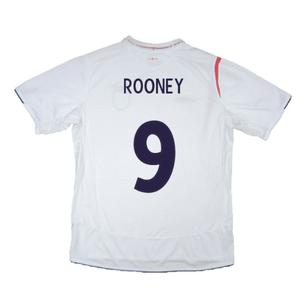 England 2005-07 Home Shirt (XL) (Excellent) (ROONEY 9)_2