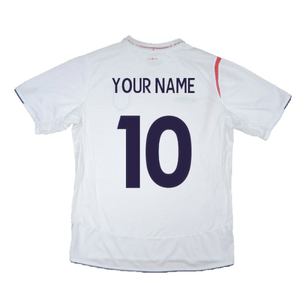 England 2005-07 Home Shirt (XL) (Excellent) (Your Name)_2