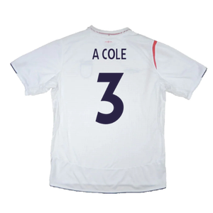 England 2005-2007 Home Shirt (Excellent) (XXL) (Excellent) (A COLE 3)_1