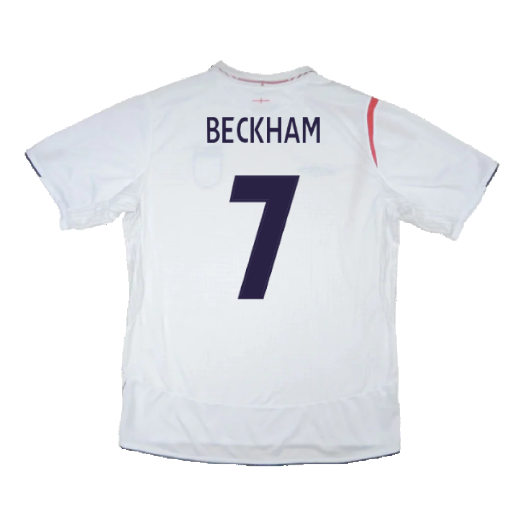 England 2005-2007 Home Shirt (L) (Very Good) (BECKHAM 7)_1